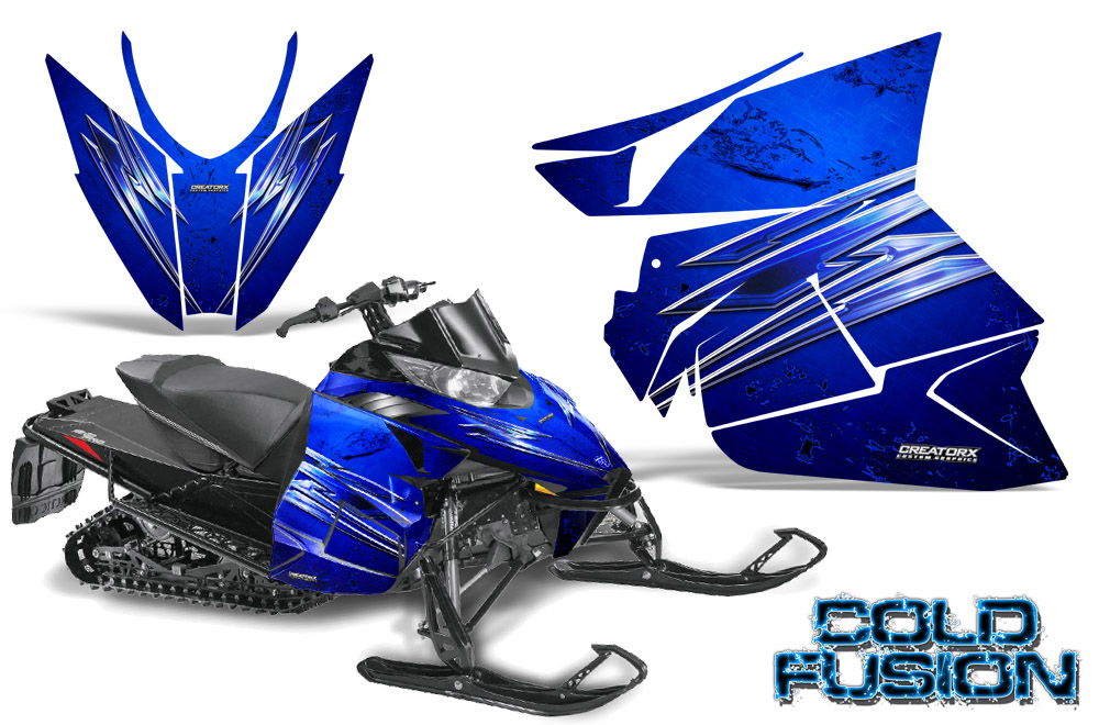 Arctic Cat Pro Climb Cross 2012 Graphics Kit Cold Fusion Blue